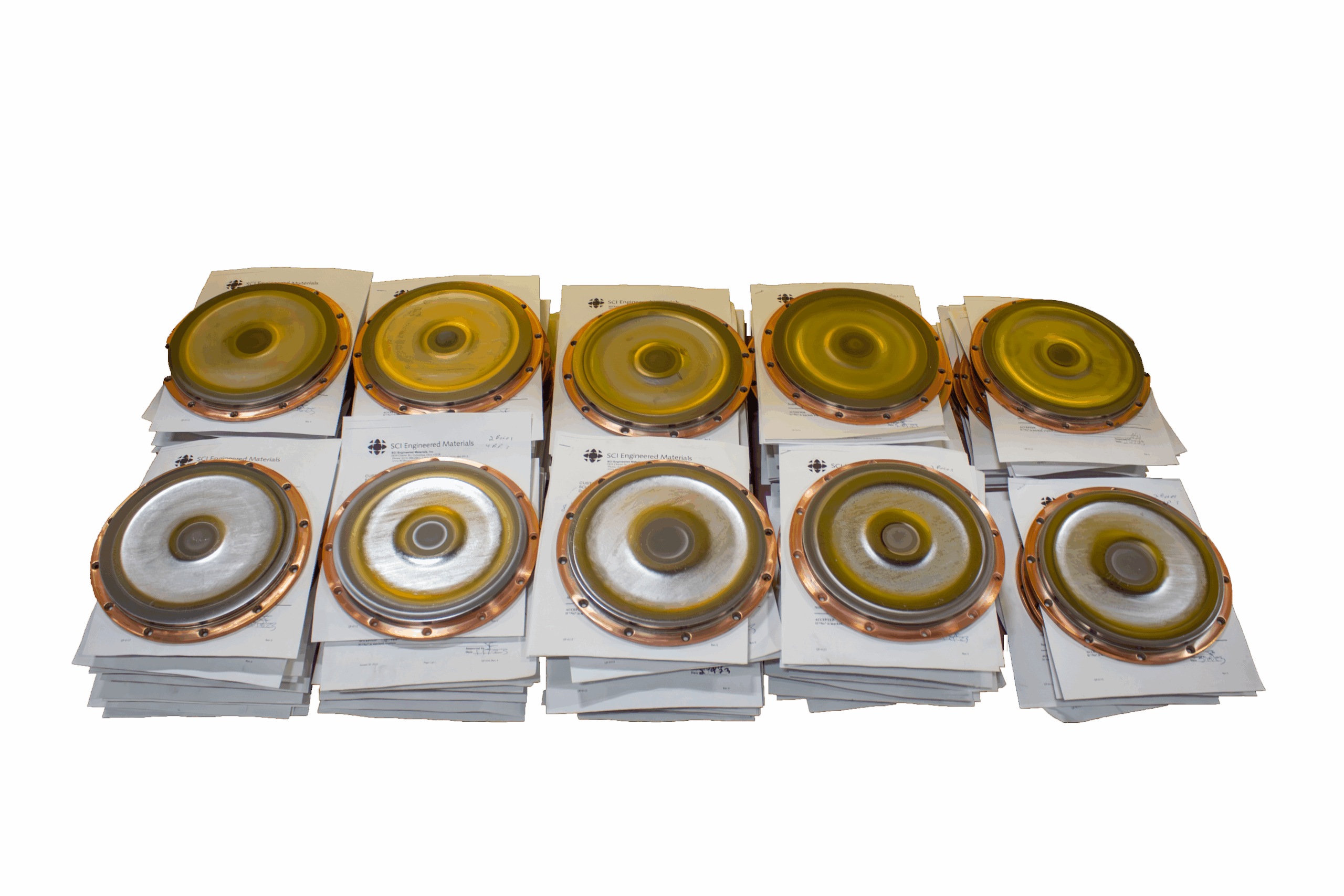 Used Sputtering Targets From Customer Reclaim Job